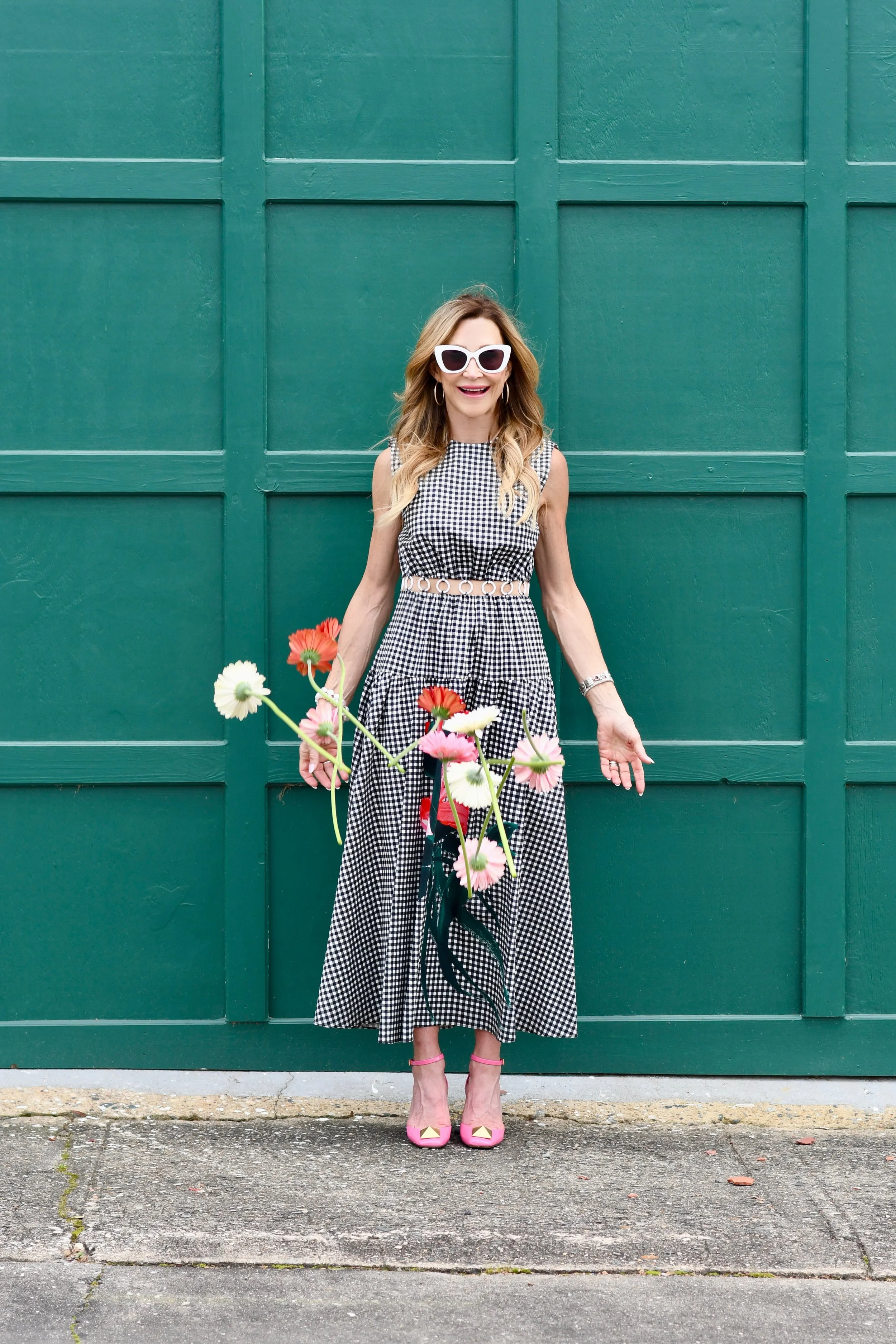 Lela rose gingham dress 2025